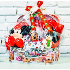 Cadou Craciun Mickey Mouse + Glob Personalizat cu nume (1-3 ani)
